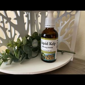 Natural Factors Liquid Kelp Iodine 800mcg New